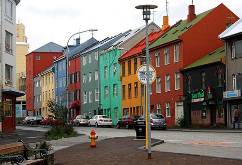 Colorful Neighborhood in Europe
