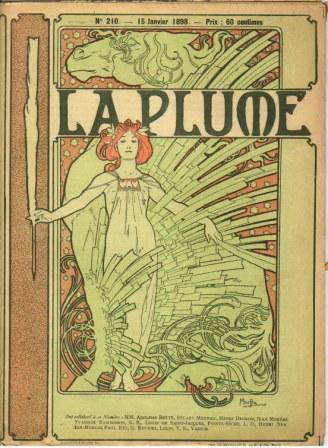 Art Nouveau – La Plume Magazine Cover