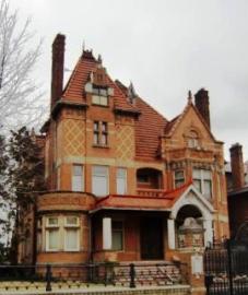 A brick tudor house from Columbus, OH