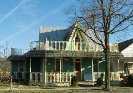 A small Folk Gothic home in Zanesfield, OH